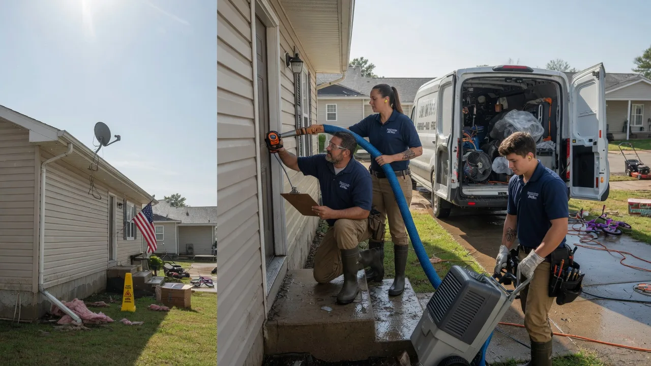 Ceiling Water Damage Restoration in Huron, IN near me